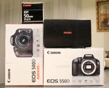 Canon 550d 50mm f1.8 SIGMA 300mm